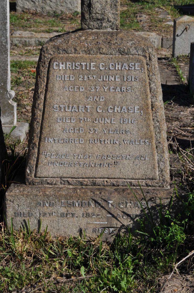 CHASE Stuart C. -1916 &amp; Christie C. -1915
