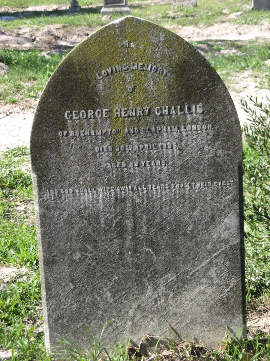 CHALLIS George Henry -1895
