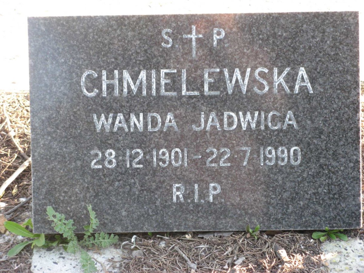 CHMIELEWSKA Wanda Jadwica 1901-1990