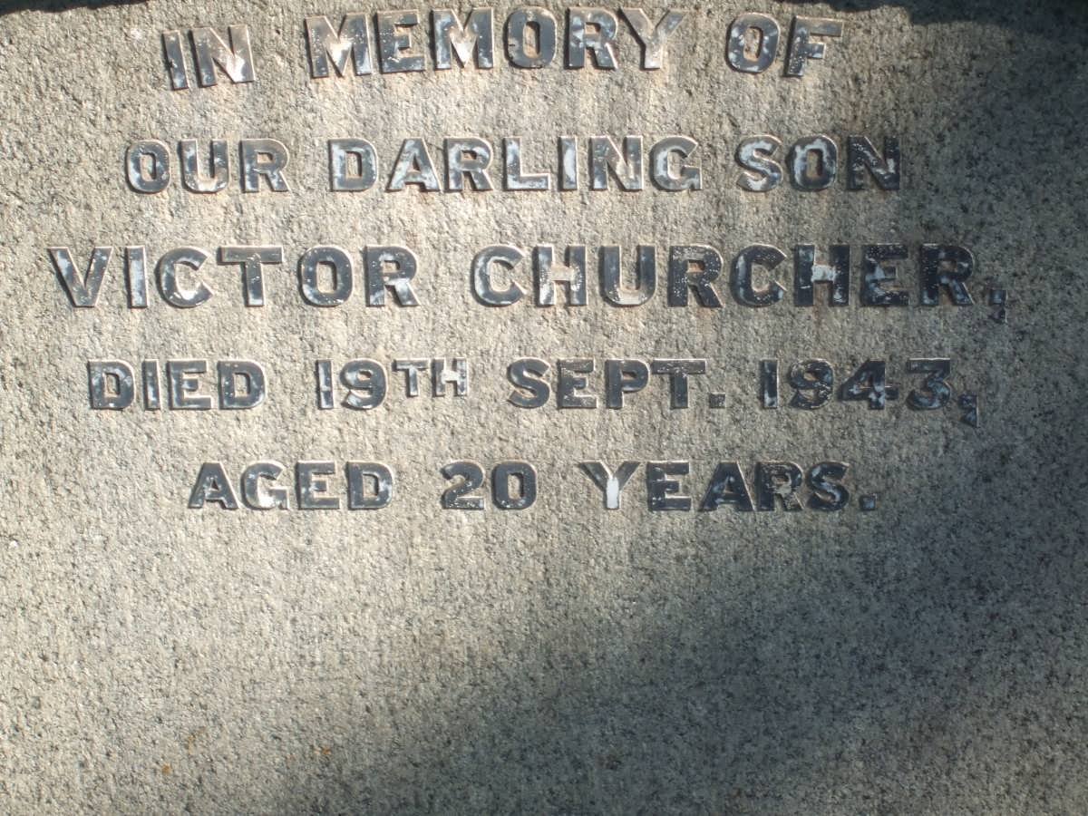 CHURCHER Victor -1943