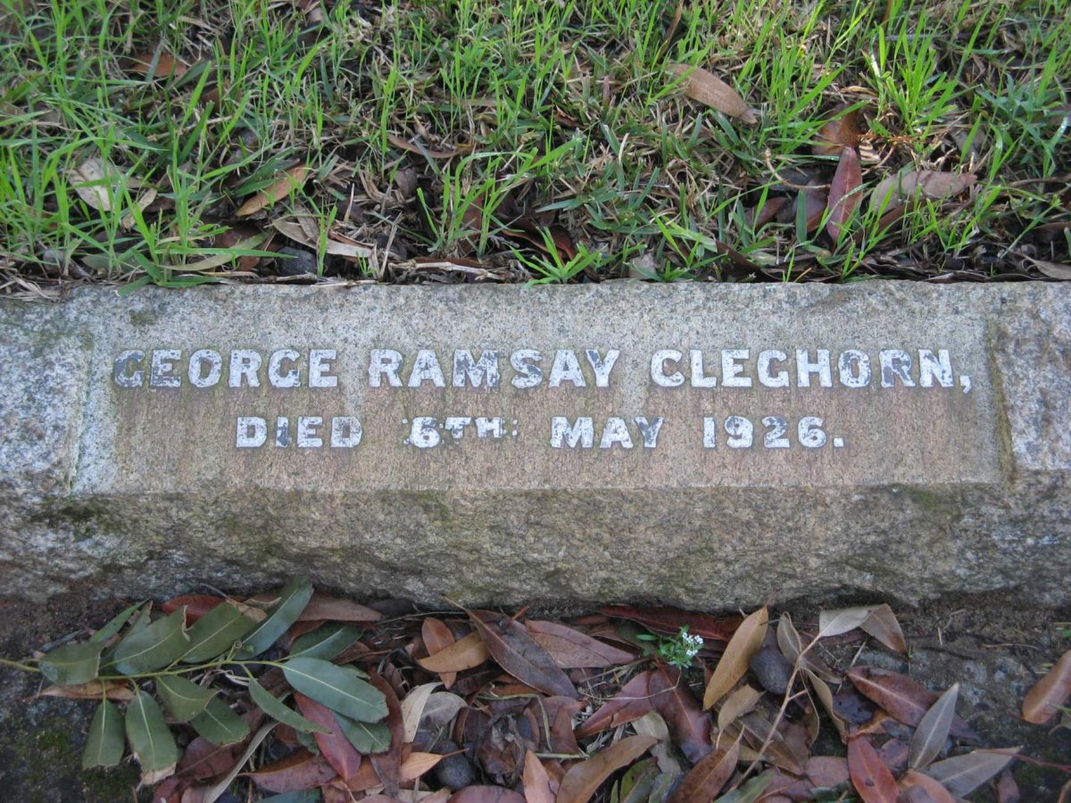 CLEGHORN George Ramsay -1926