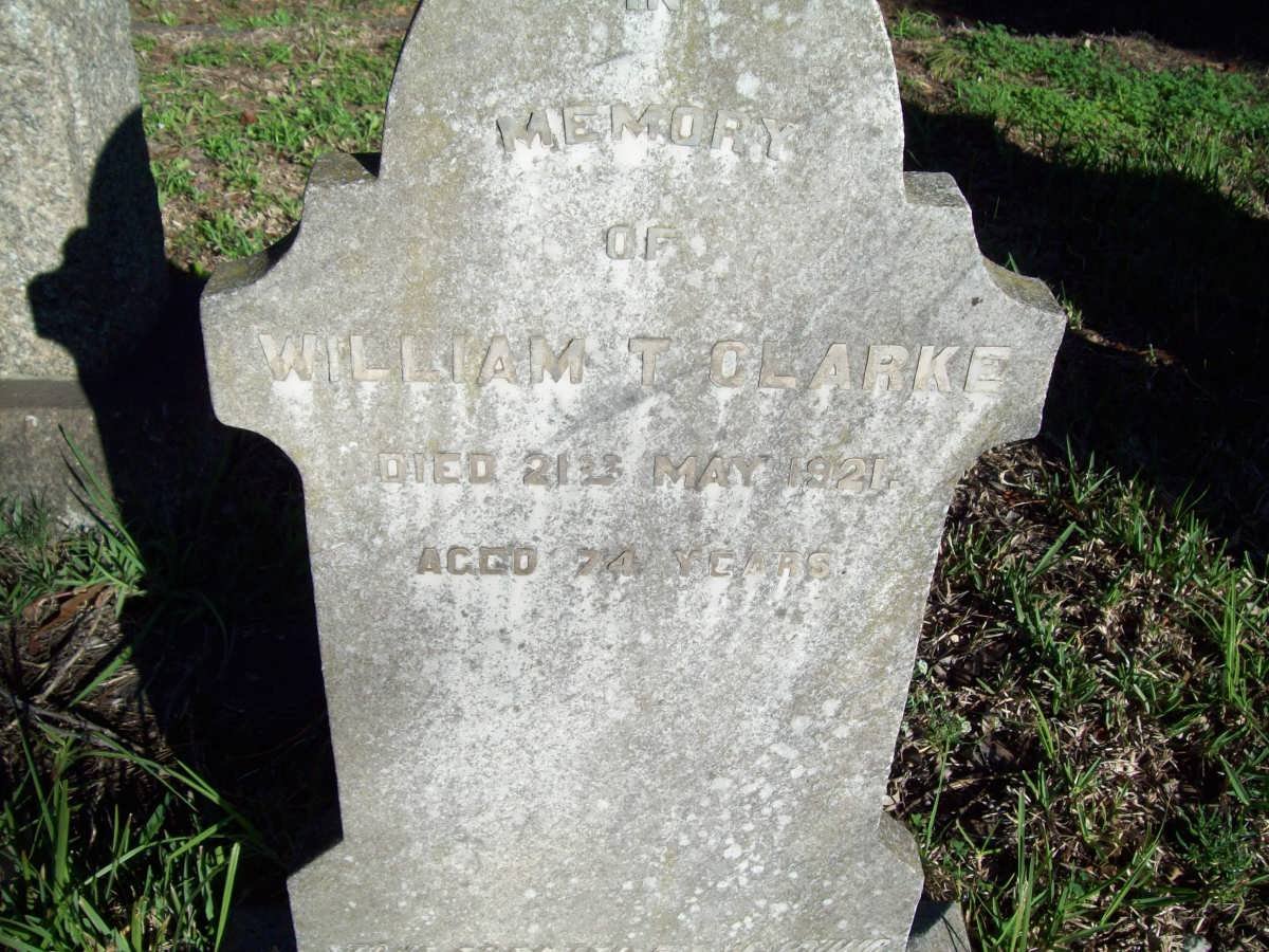 CLARKE William T. -1921