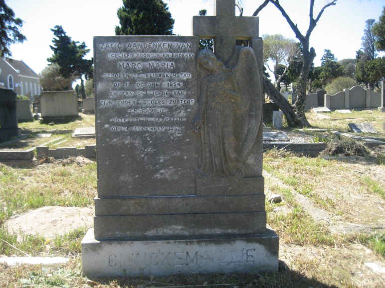 CLINCKEMAILLIE Marc Maria 1954-1967