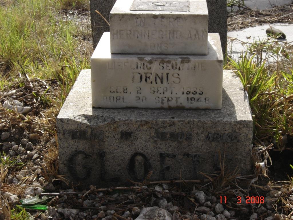 CLOETE Denis 1939-1948