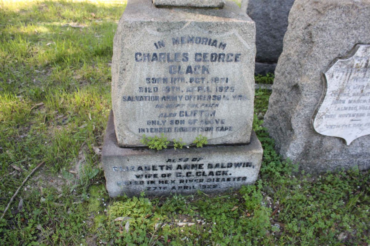 CLARK Charles George 1871-1925 &amp; Elizabeth Anne BALDWIN -1928 :: CLARK Clifton