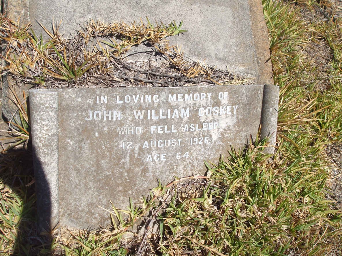 COSKEY John William -1926