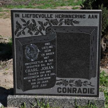 CONRADIE Charl Johan -1981