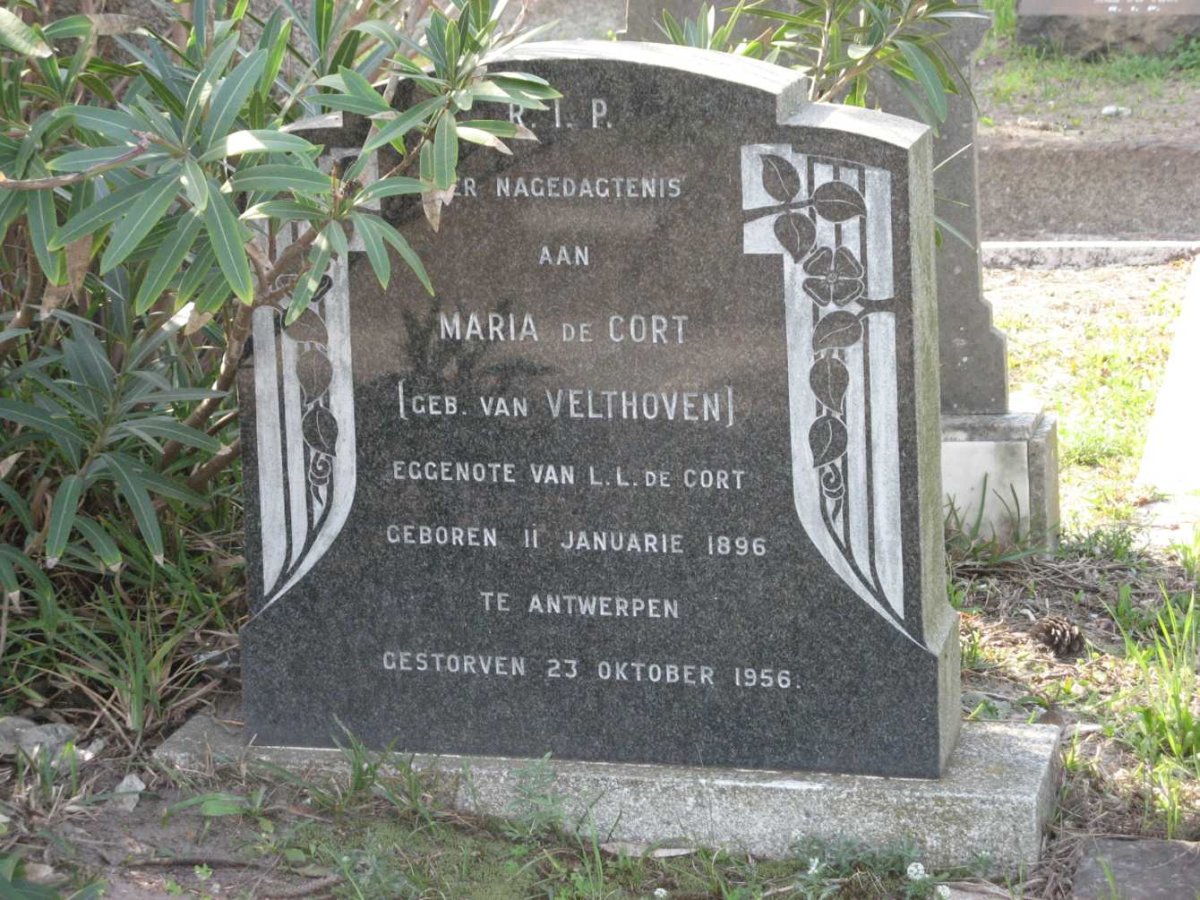 CORT Maria, de nee VAN VELTHOVEN 1896-1956