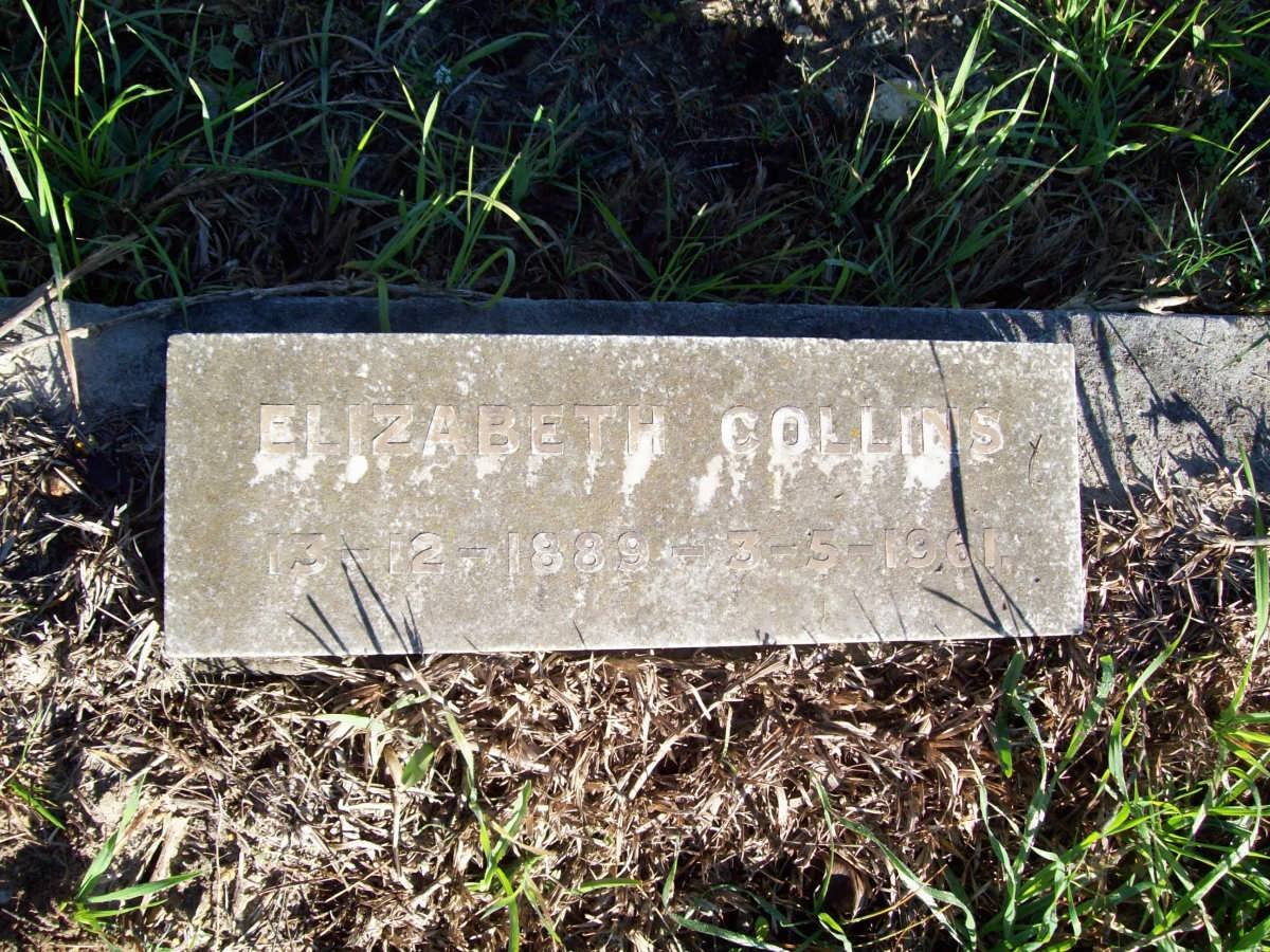 COLLINS Elizabeth 1889-1961