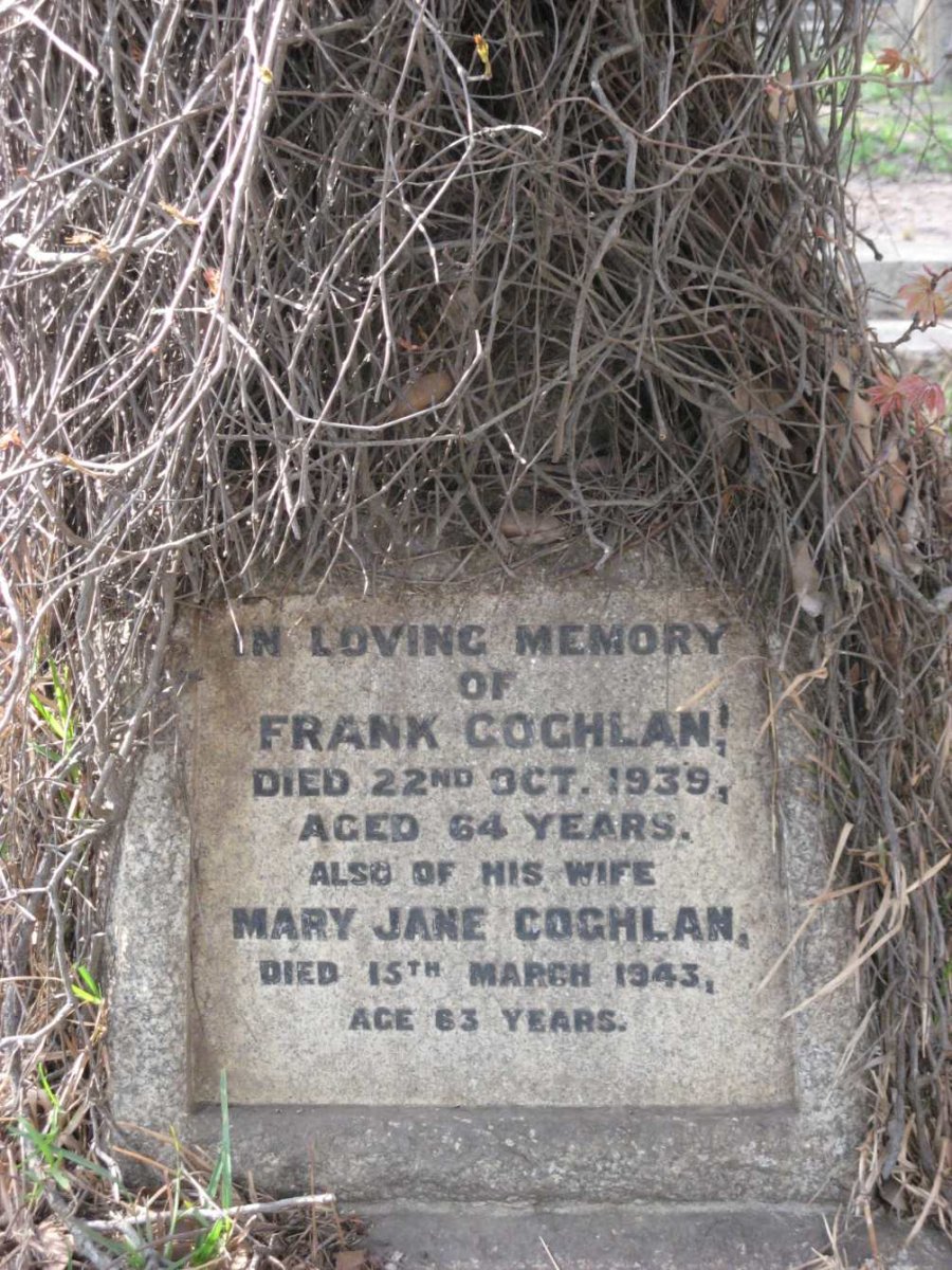 COGHLAN Frank -1939 &amp; Mary Jane -1943