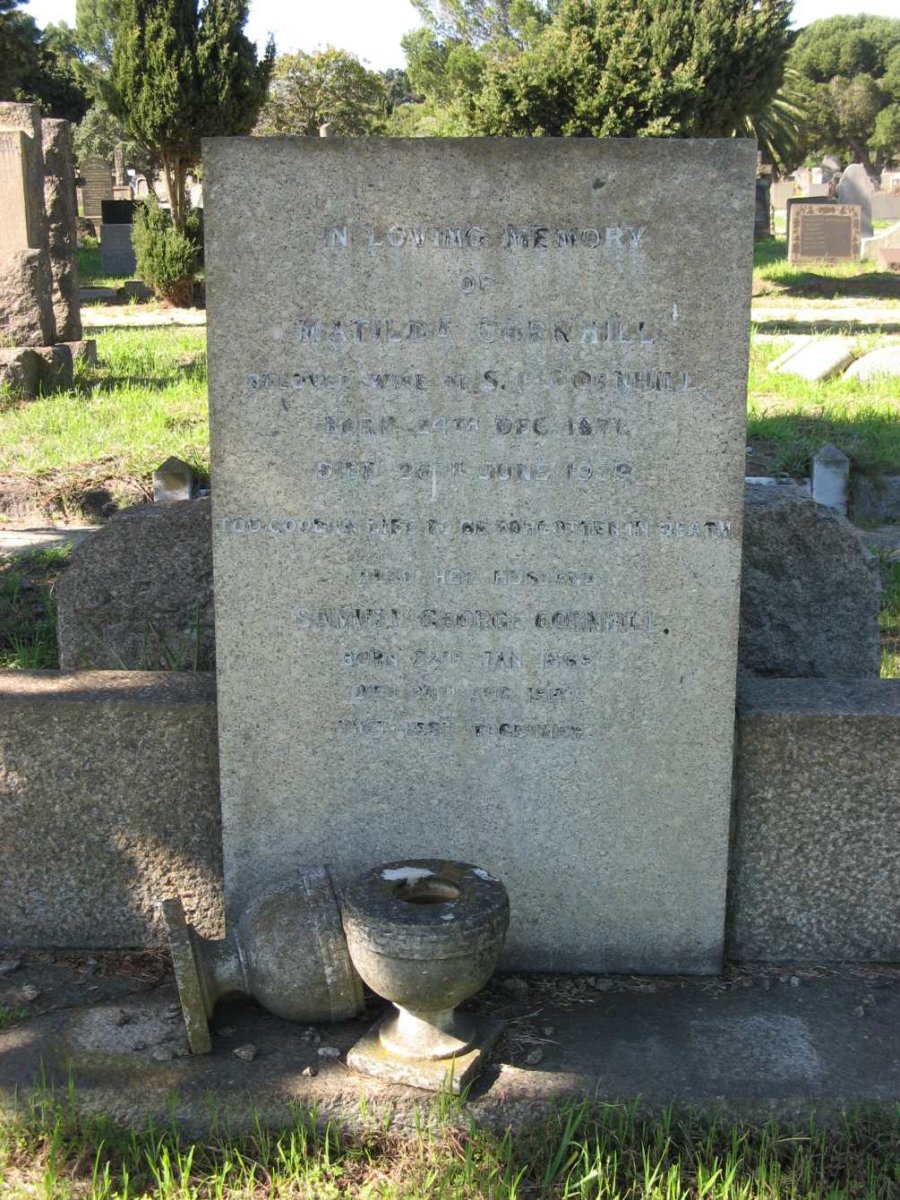 CORNHILL Samuel George 1863-1947 &amp; Matilda 1871-1939