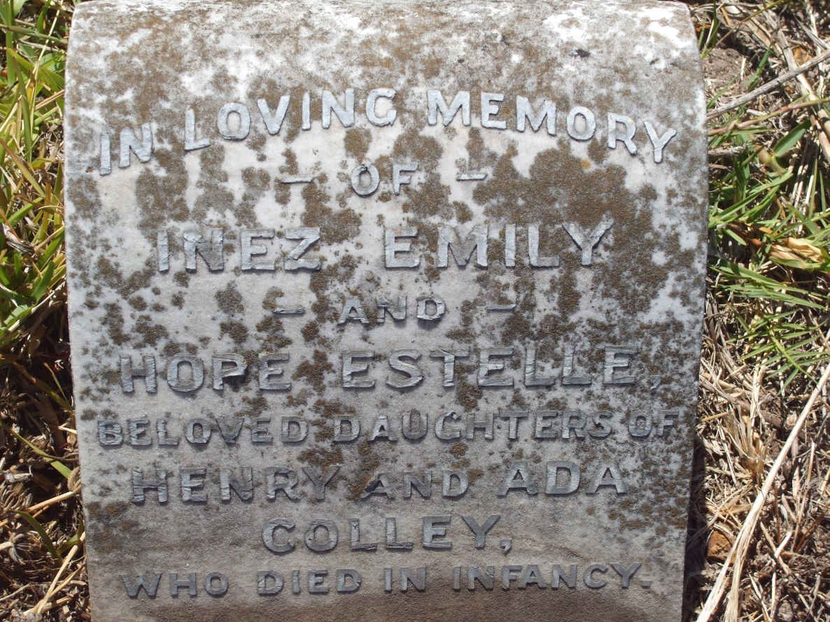 COLLEY Inez Emily :: COLLEY Hope Estelle