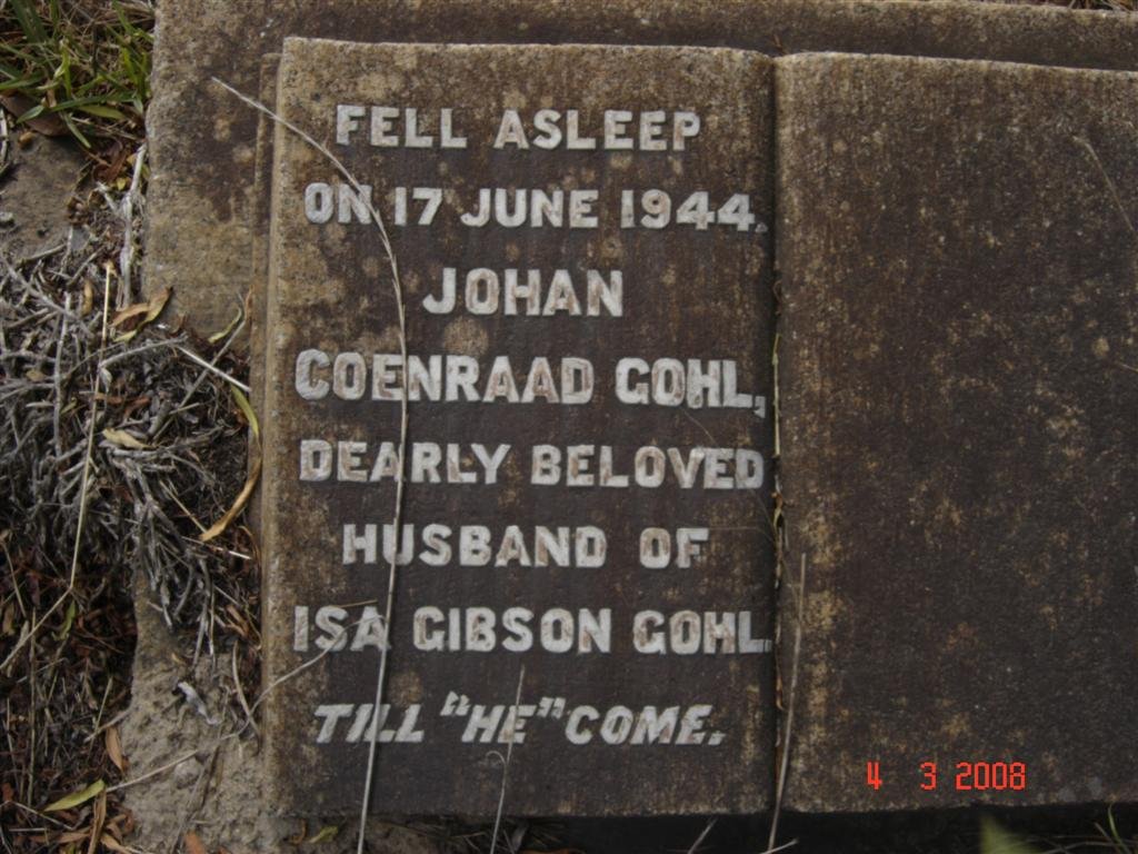 COHL Johan Coenraad -1944