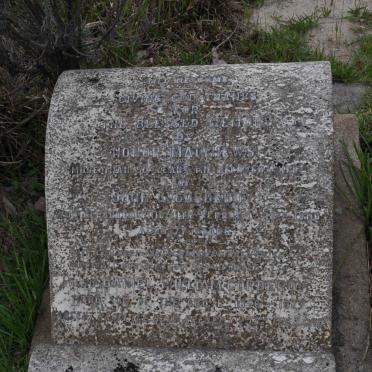 CORDEROY John Matthews 1859-1934 &amp; Honor Matthews -1906 :: CORDEROY Daniel William 1866-1927