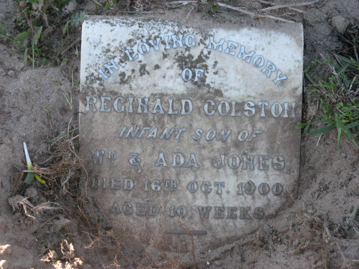 COLSTON Reginald -1900