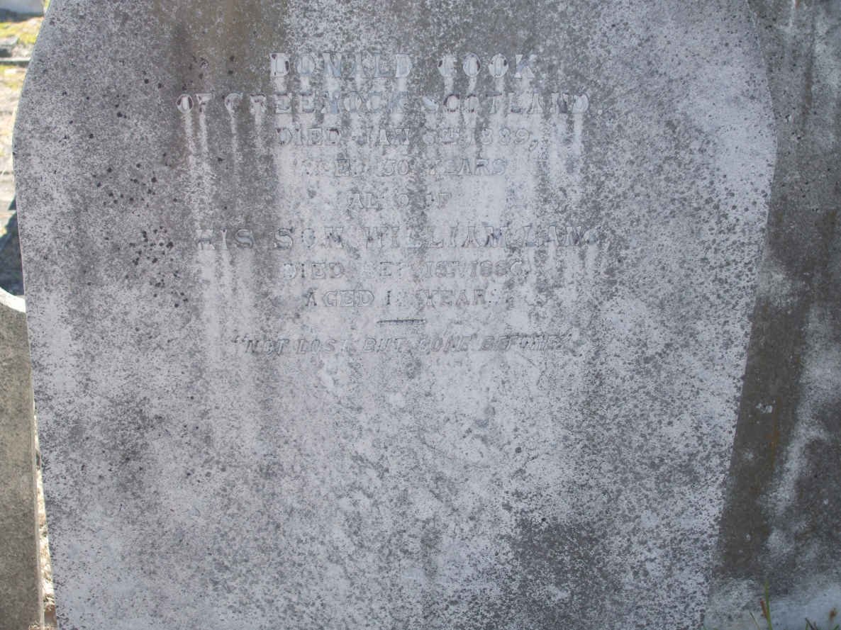 COOK Donald -1889 :: COOK William L. -18??