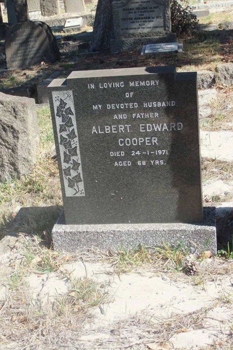 COOPER Albert Edward -1971
