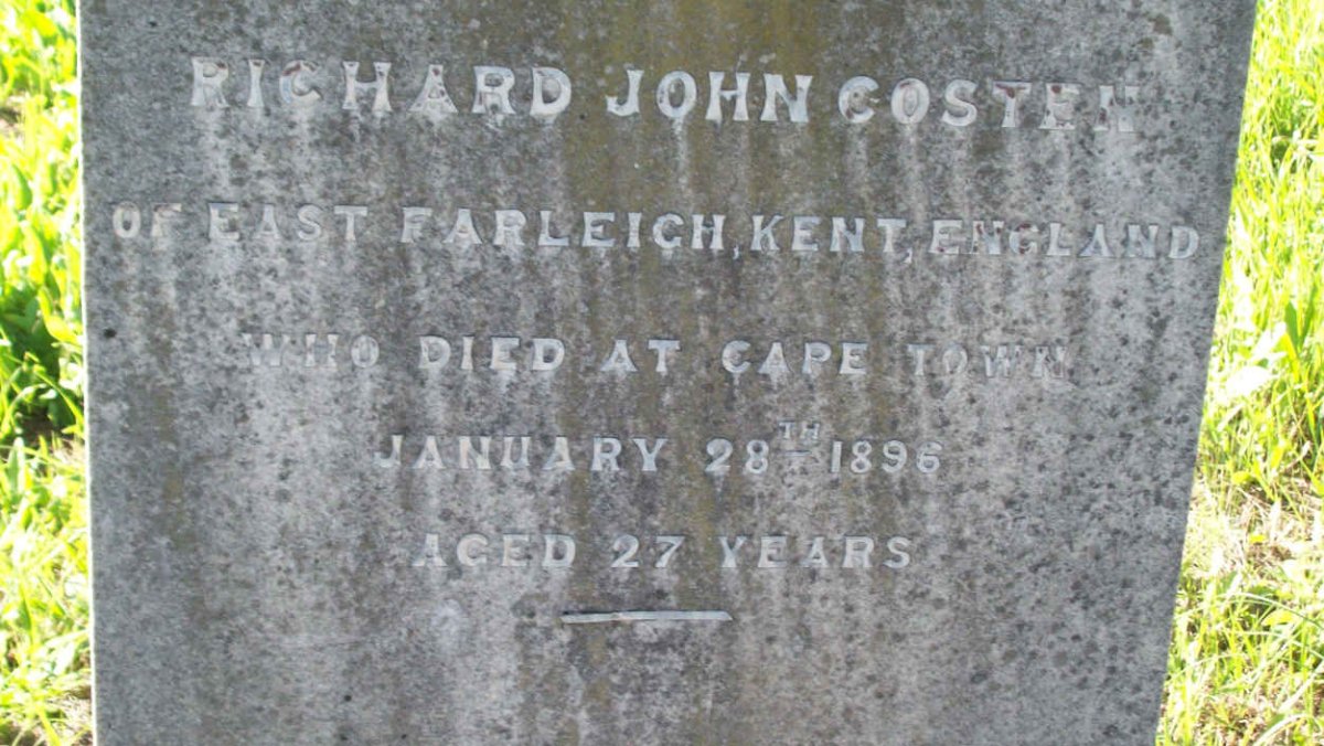 COSTEN Richard John  -1896 