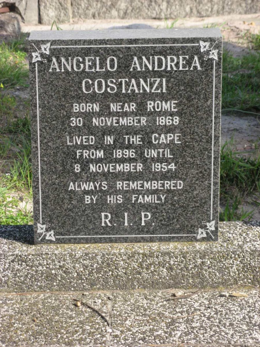 COSTANZI Angelo Andrea 1868-1954