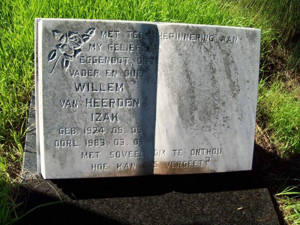 CONRADIE Willem van Heerden Izak 1924-1983
