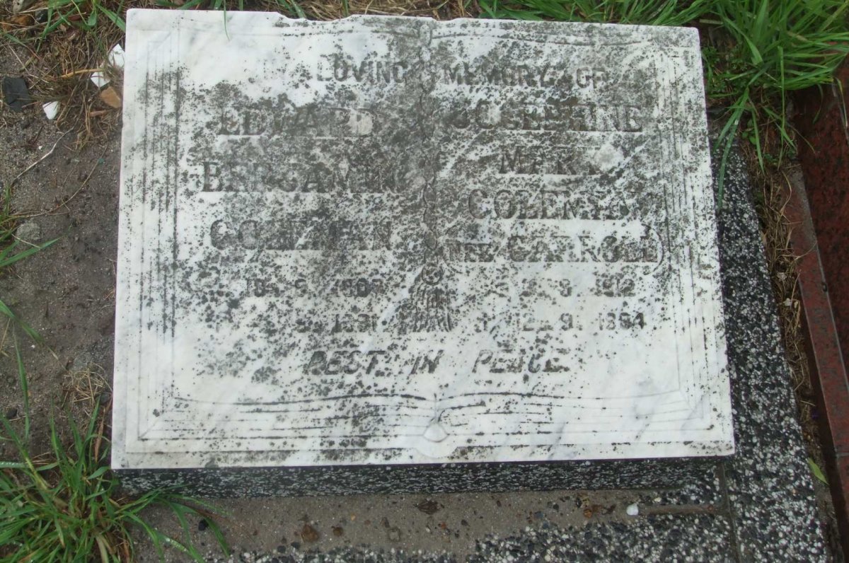 COLEMAN Edward Benjamin 1907-1981 &amp; Josephine Mary CARROLL 1912-1994