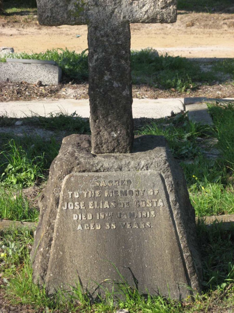 COSTA Jose Elias, de -1915