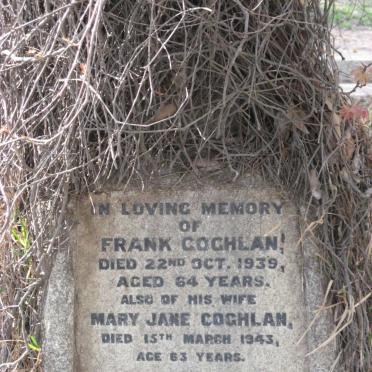 COGHLAN Frank -1939 &amp; Mary Jane -1943