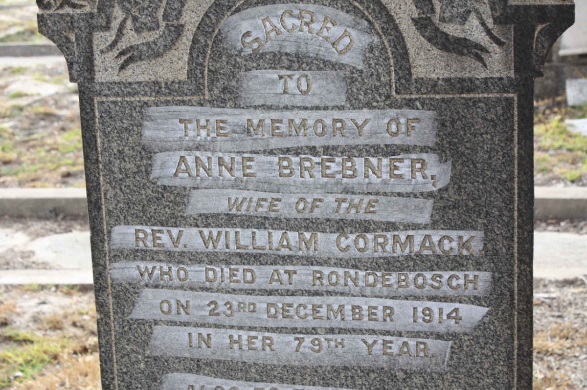 CORMACK Anne nee BREBNER -1914