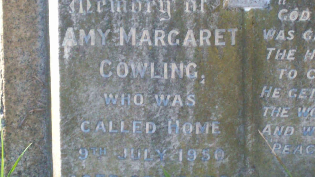 COWLING Amy Margaret -1950