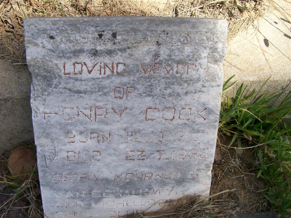 COOK Henry 1914-1988