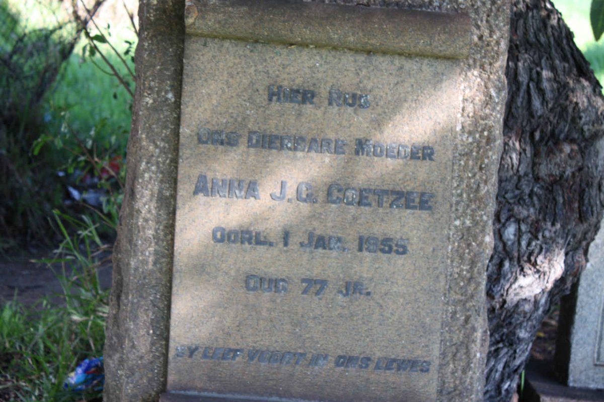 COETZEE Anna J.G.  -1955