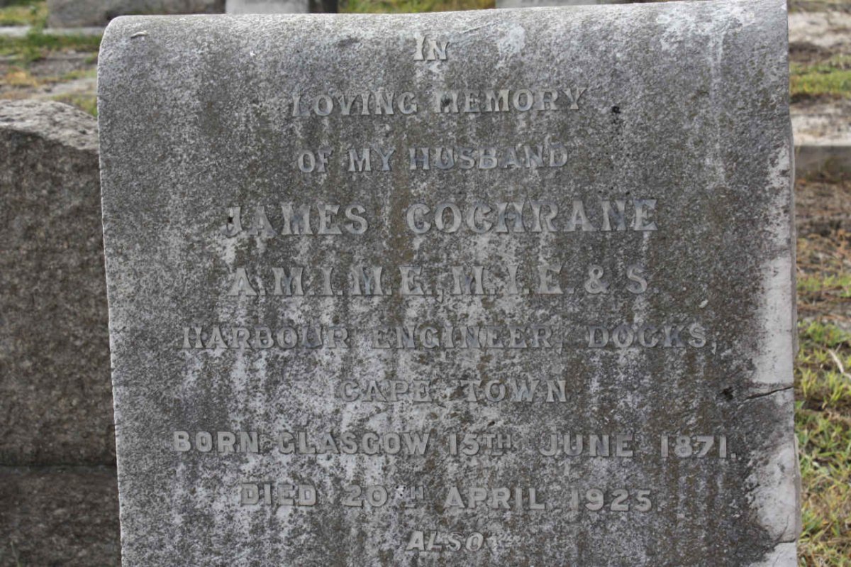 COCHRANE James 1871-1925