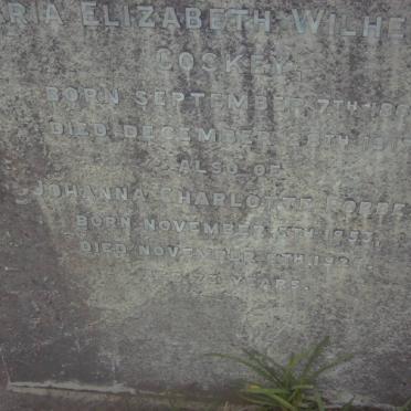 COSKEY Maria Elizabeth Wilhelmina 1869-1917 :: FORBES Johanna Charlotte 1853-1927