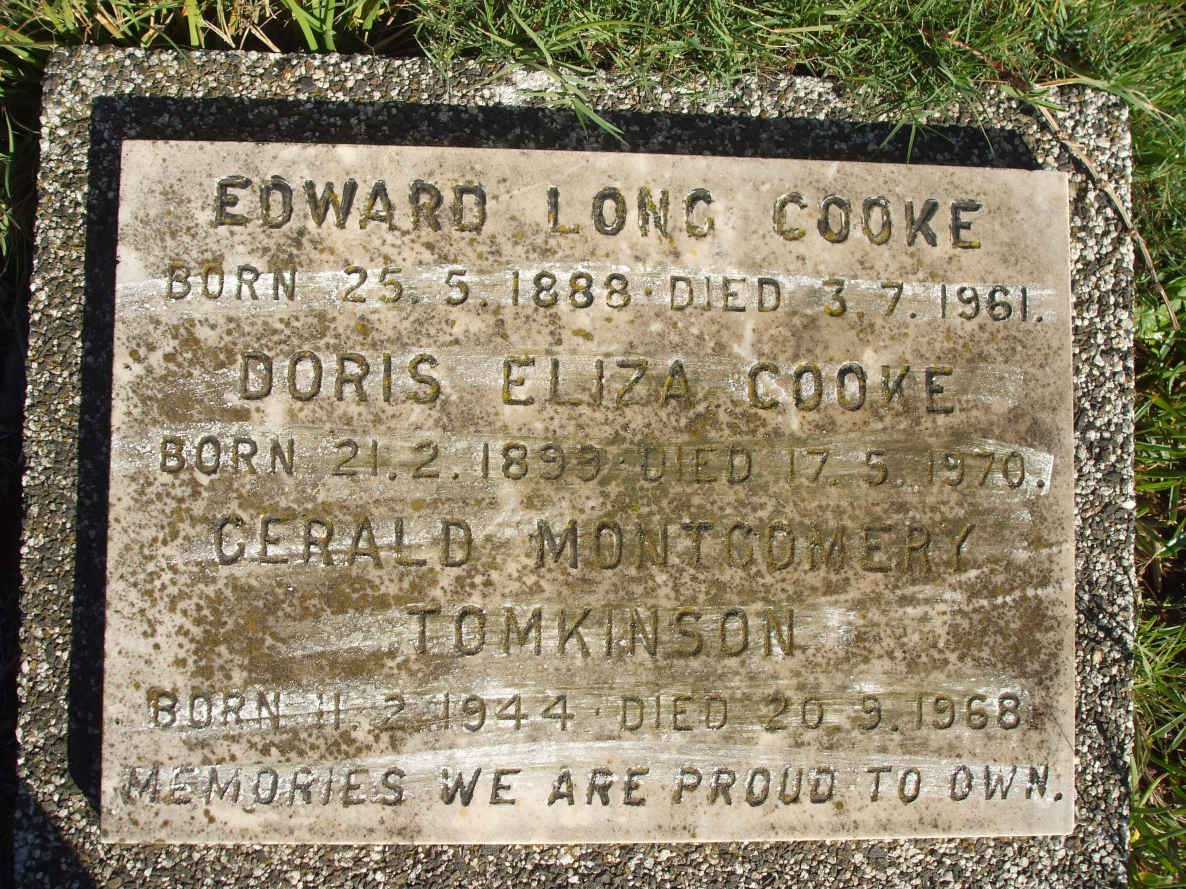 COOKE Edward -1892 &amp; Annie Adeline BERCH -1925