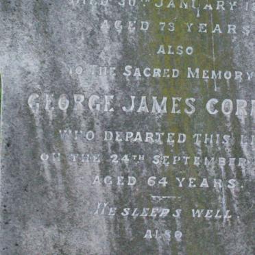 CORRIGAN George James -1910