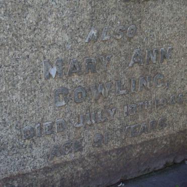 COWLING Mary Ann  -1944 