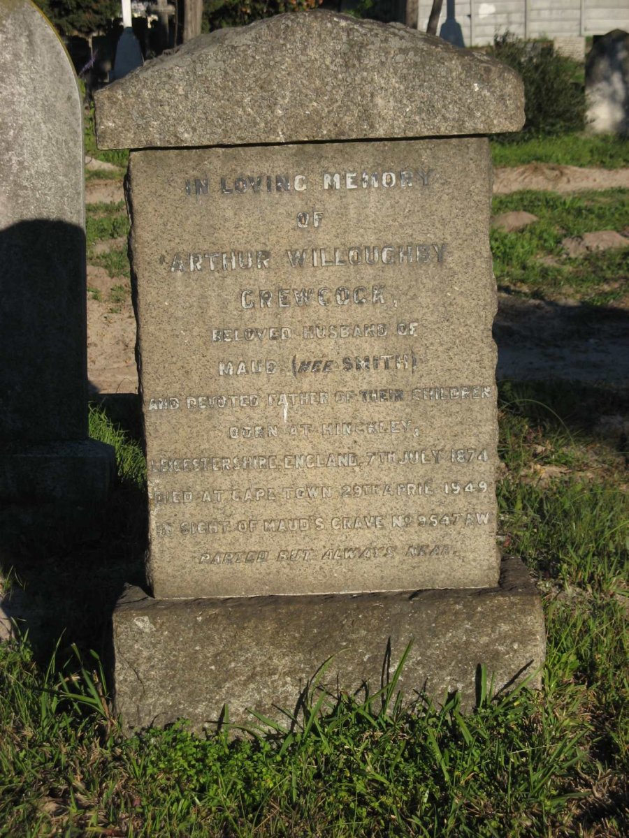 CREWCOCK Arthur Willoughby 1874-1949