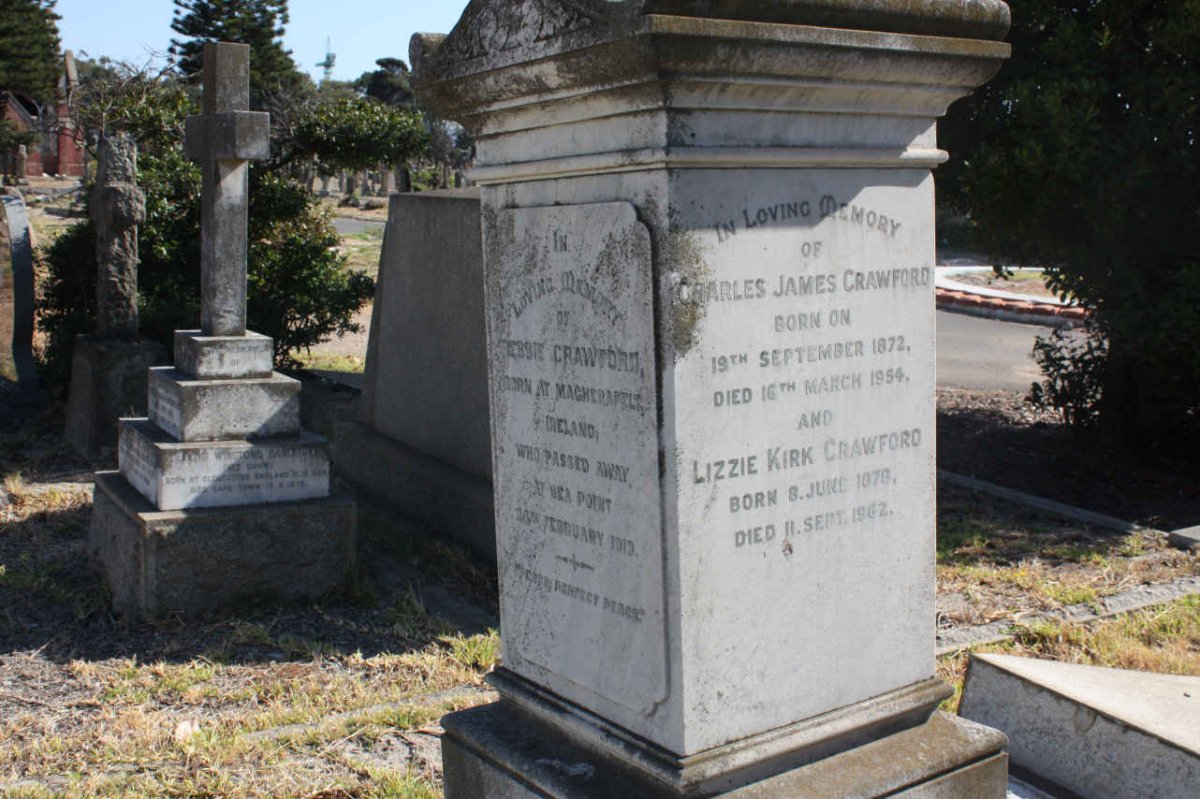 CRAWFORD Charles James 1872-1954 &amp; Lizzie Kirk 1876-1962