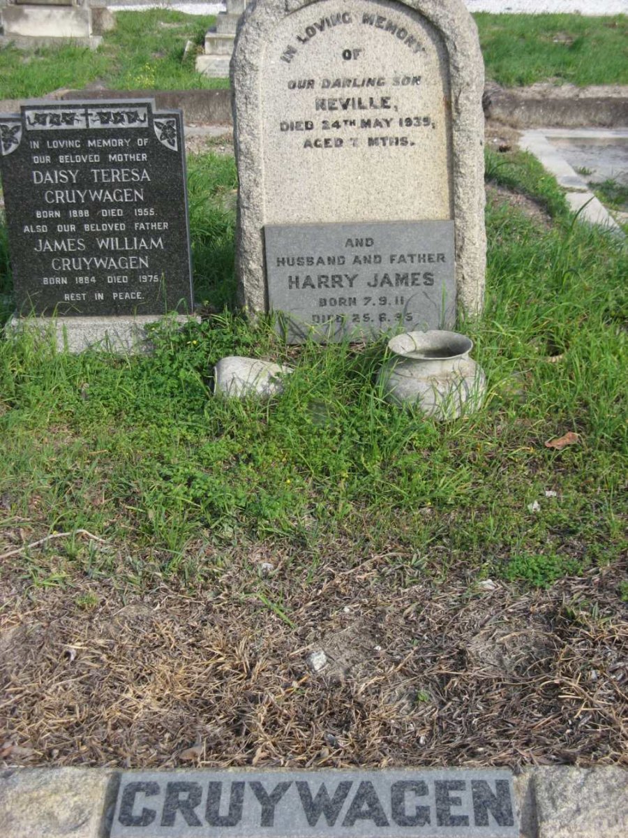 CRUYWAGEN James William 1884-1975 &amp; Daisy Teresa 1888-1955