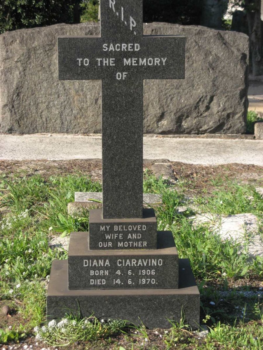 CIAROVINO Diana 1906-1970