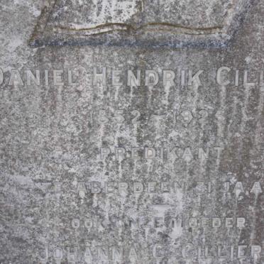 CILLIERS Daniel Hendrik 1852-1925