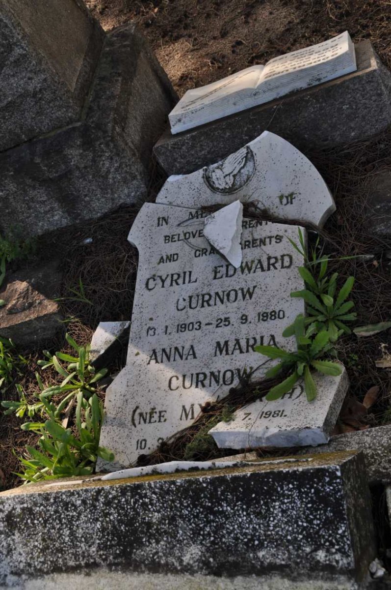 CURNOW Cyril Edward 1903-1980 &amp; Anna Maria MYBURGH 1???-1981