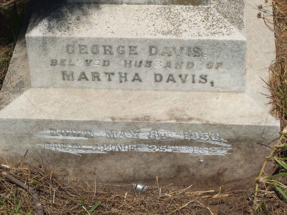 DAVIS George 1850-1897