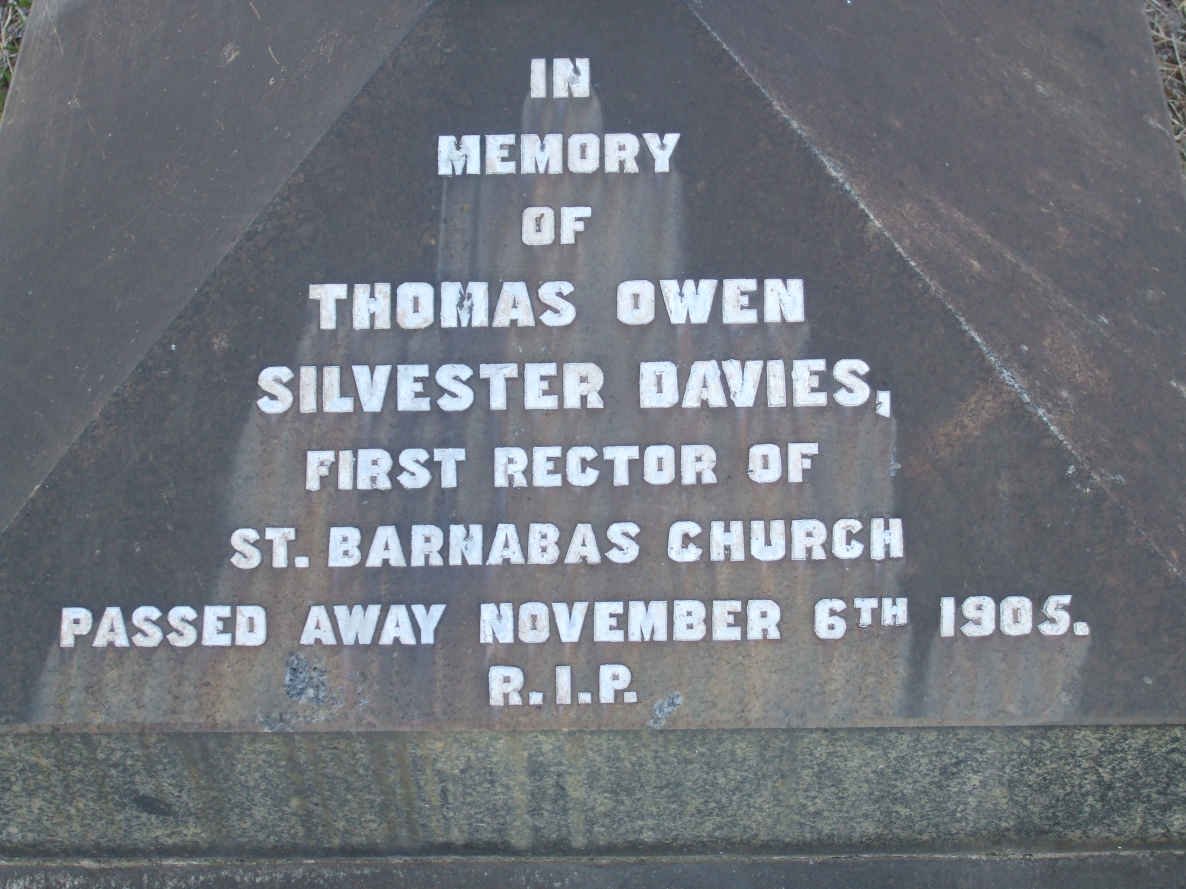 DAVIES Thomas Owen Silvester  -1905