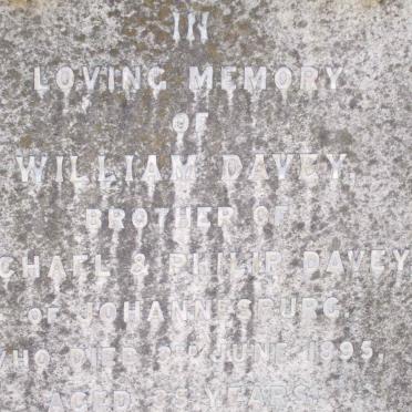 DAVEY William -1895