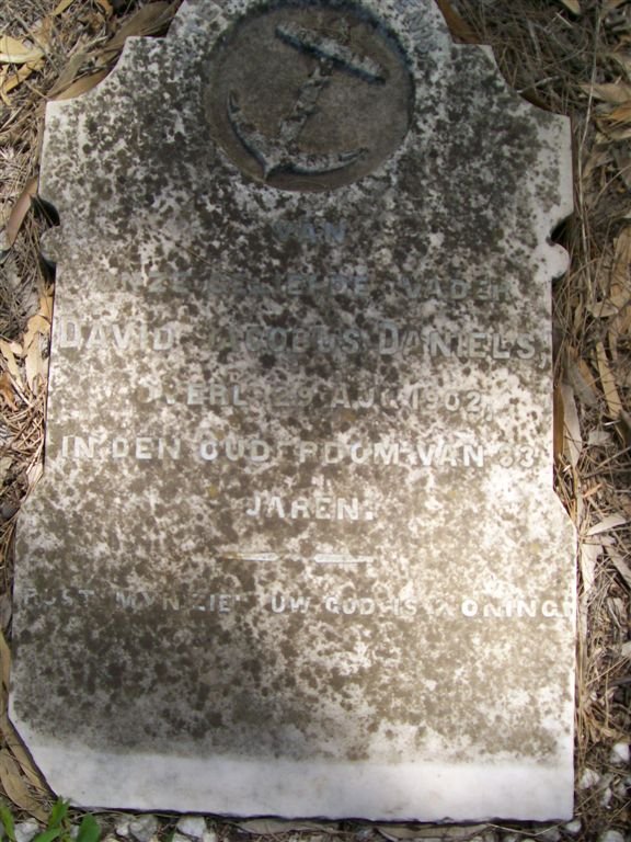DANIELS David Jacobus -1902