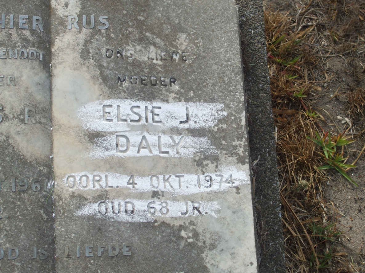 DALY Elsie J. -1974