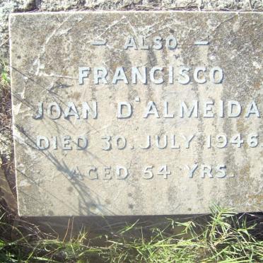 D'ALMEIDA Francisco Joan -1946