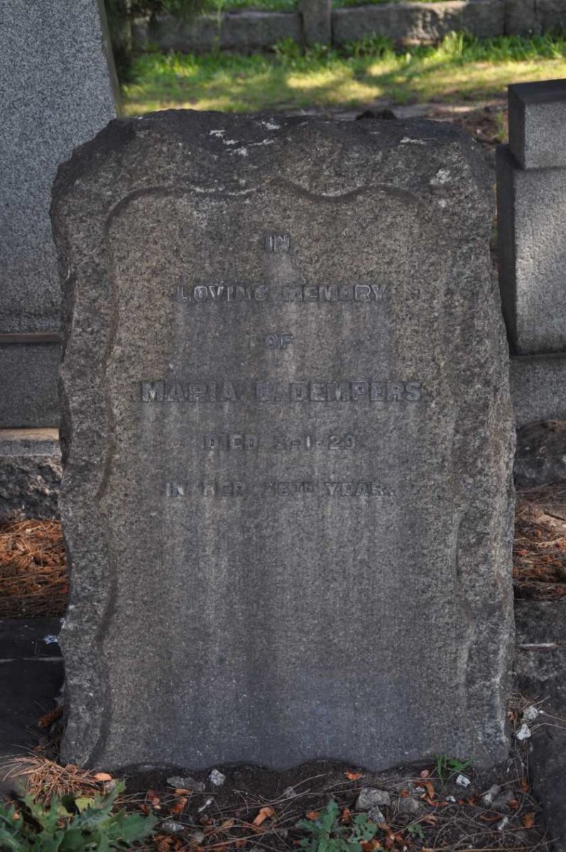 DEMPERS Maria B. -1929