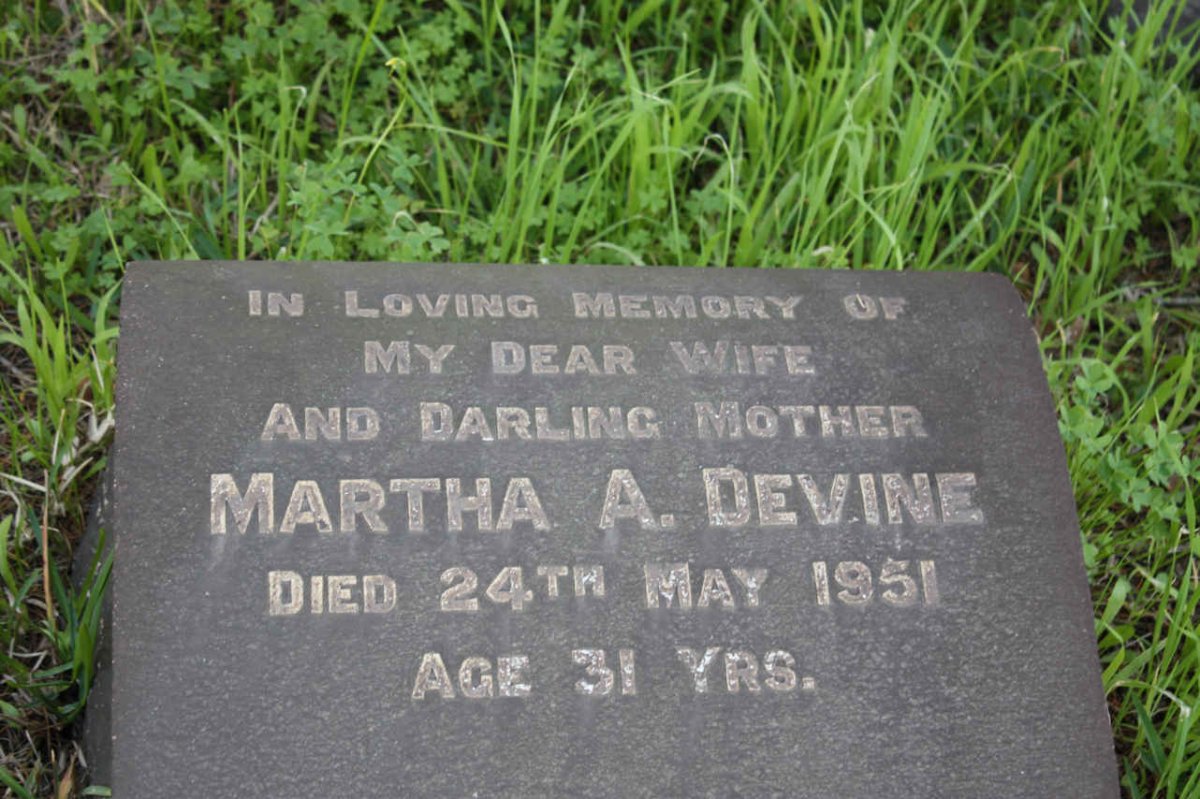 DEVINE Martha A. -1951